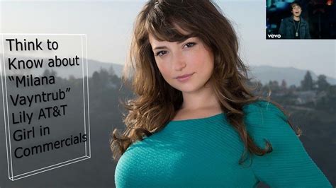 has milana vayntrub ever been nude|The Real Reason The AT&T Commercial Girl Is。